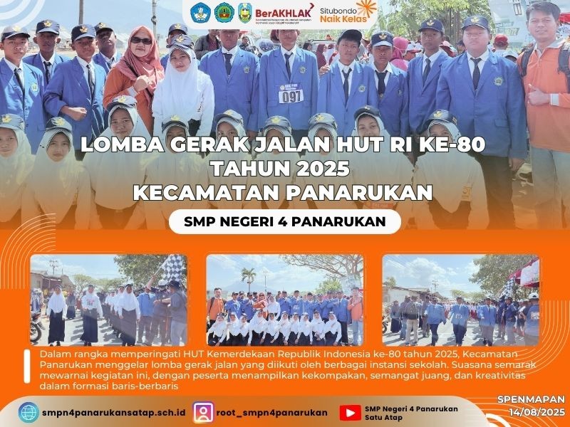 LOMBA GERAK JALAN HUT RI KE-80 TAHUN 2025  KECAMATAN PANARUKAN